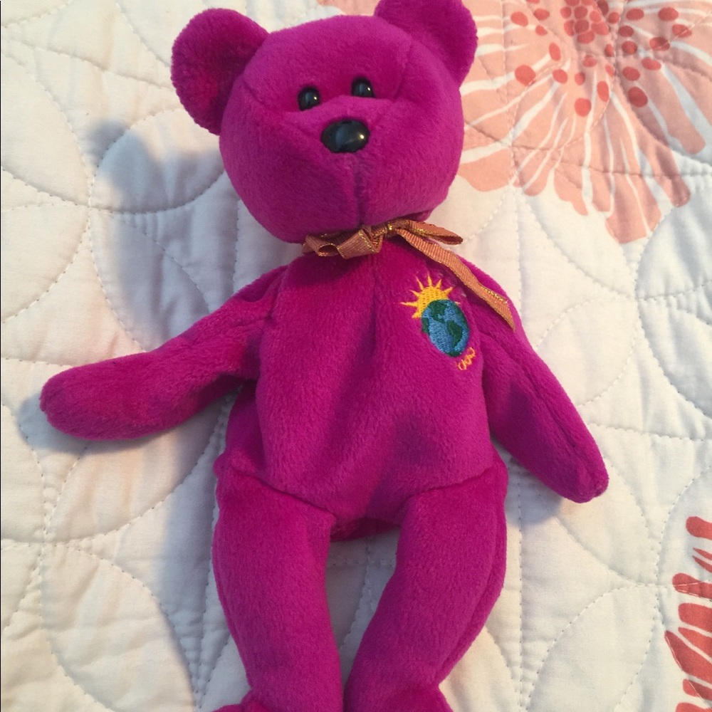 Rare 1999 Millenium beanie baby
